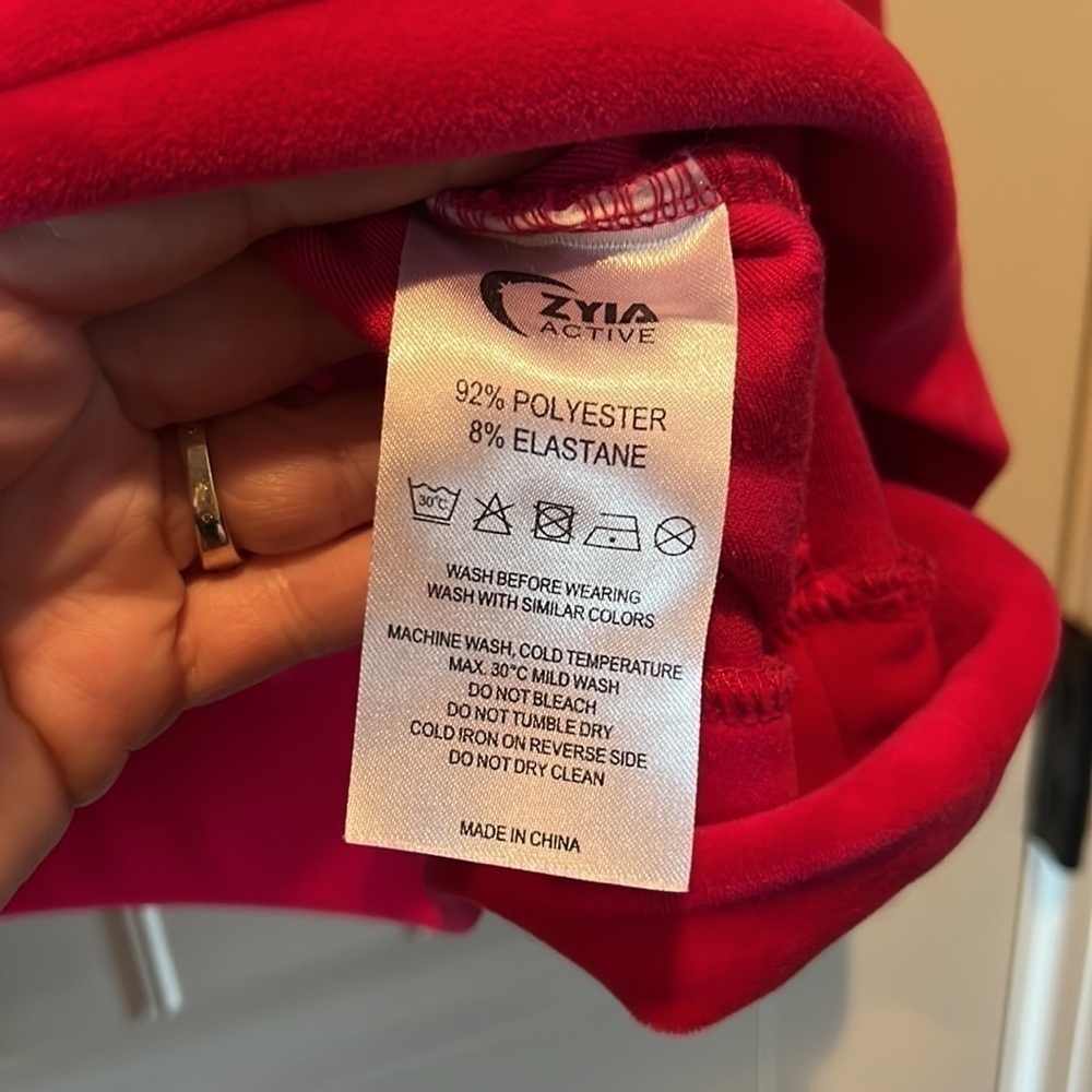 Zyia Plush Soft Sweatshirt Raspberry Hot Pink 3xl… - image 4